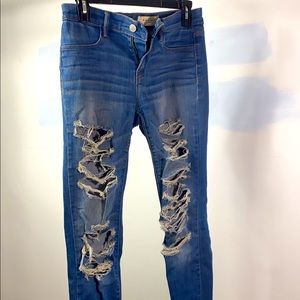 Pacsun skinny distressed jeans